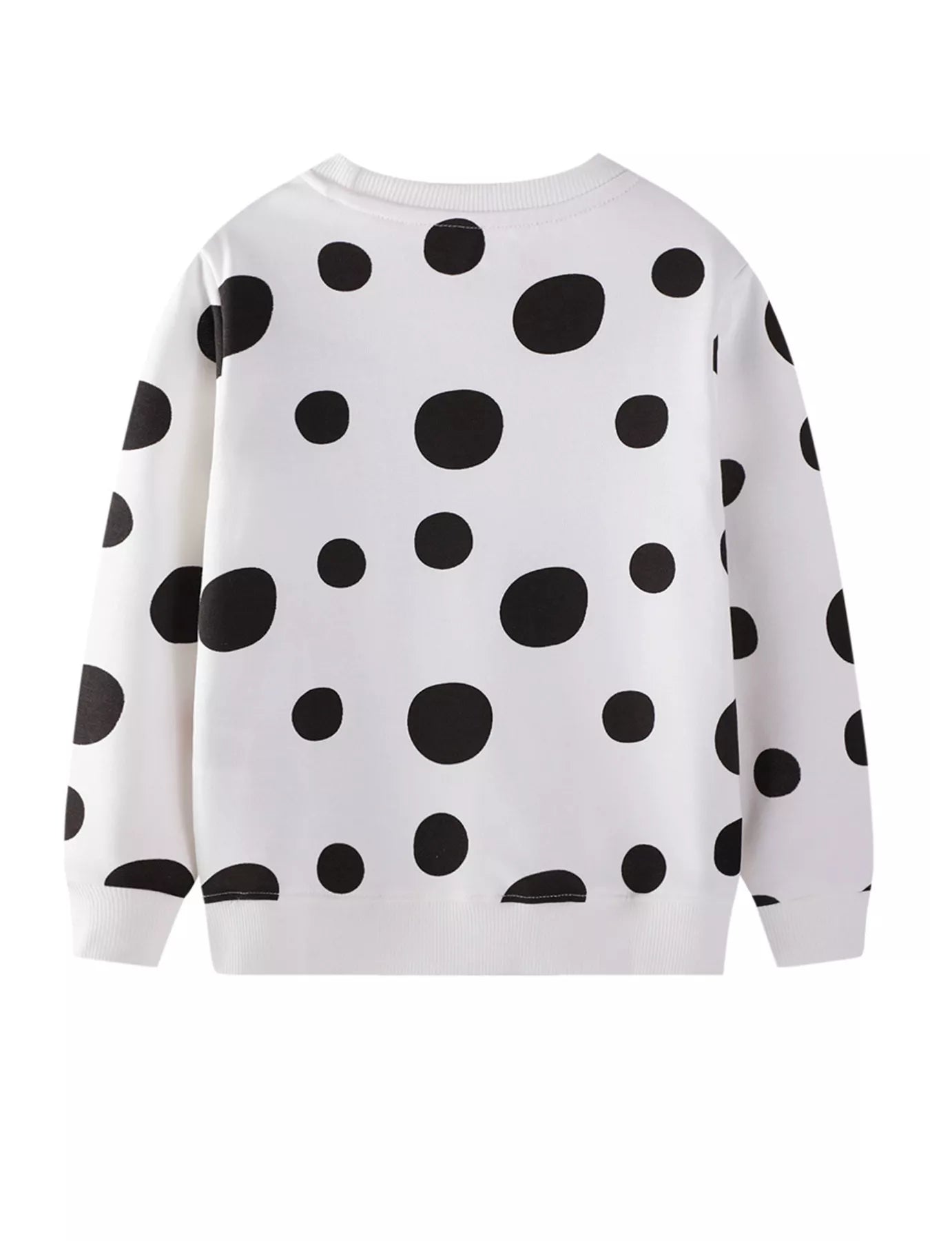 Children's Bee Applique Polka Dot Sweatshirt
