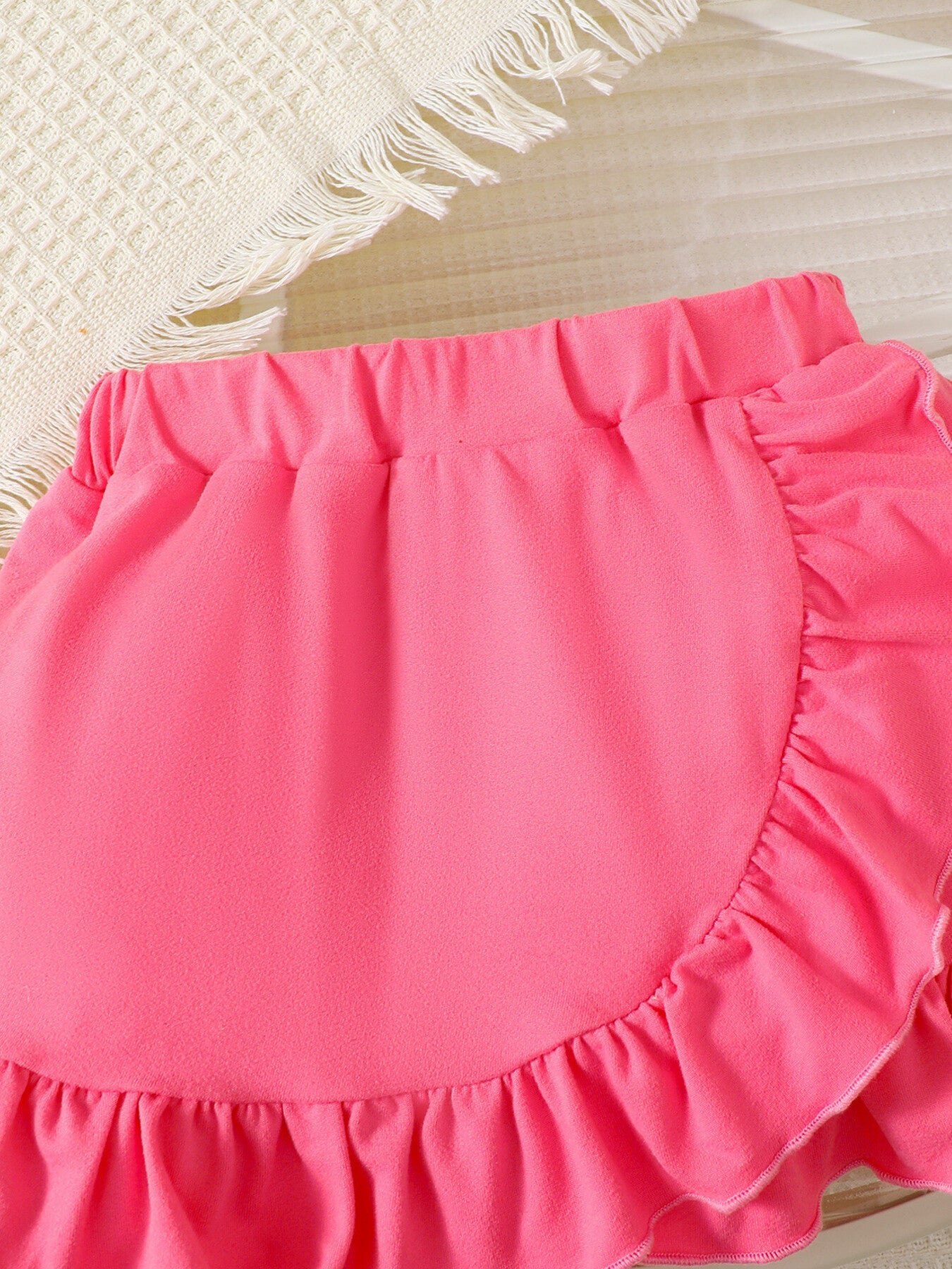 Children's Mama's Girl Short Sleeve Top and Ruffle Skirt Set