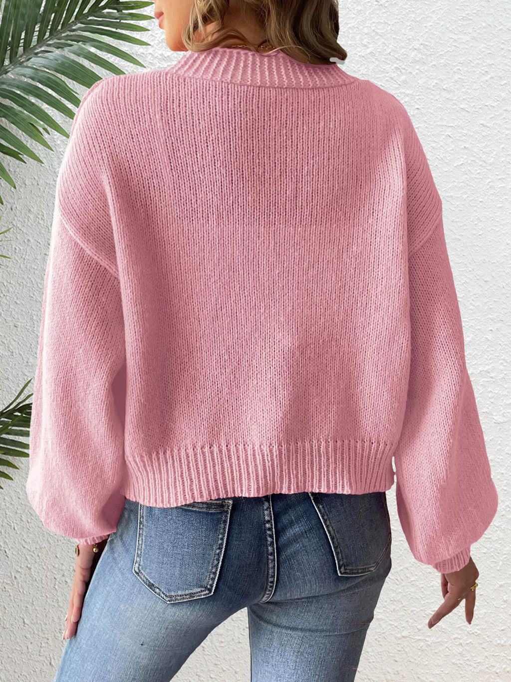 Bow-Tie Open Front Knit Cardigan