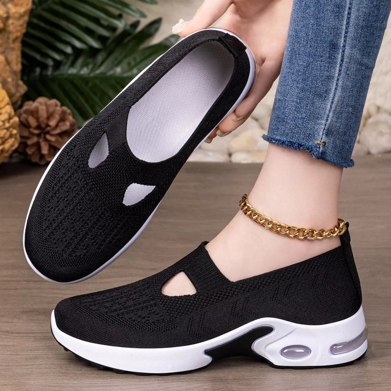 Round Toe Slip-Ons