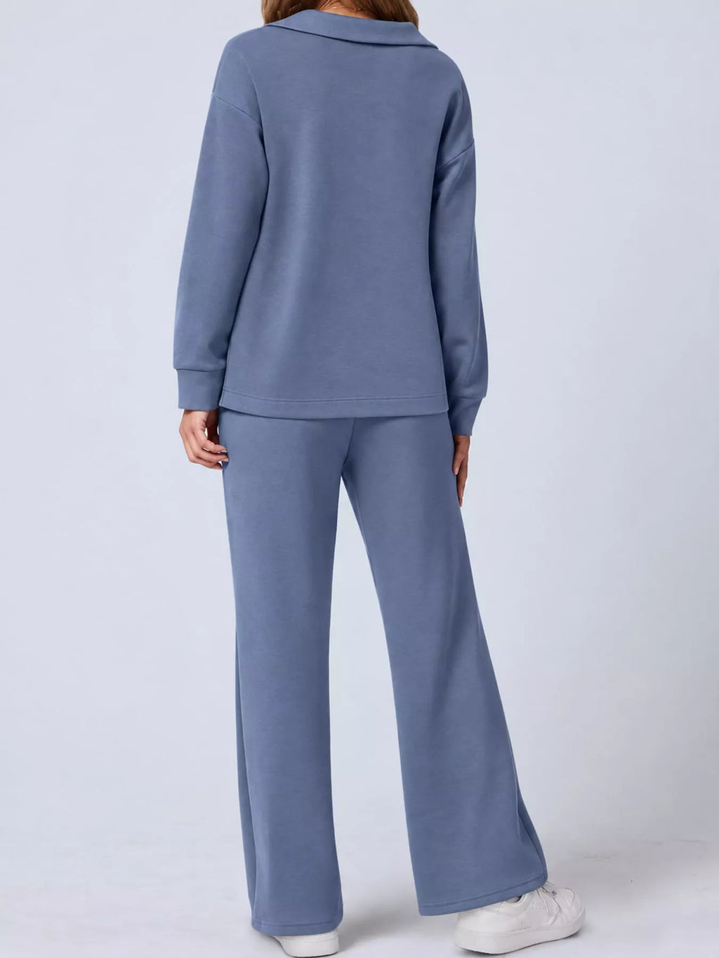 Dropped Shoulder Top and Pants Set