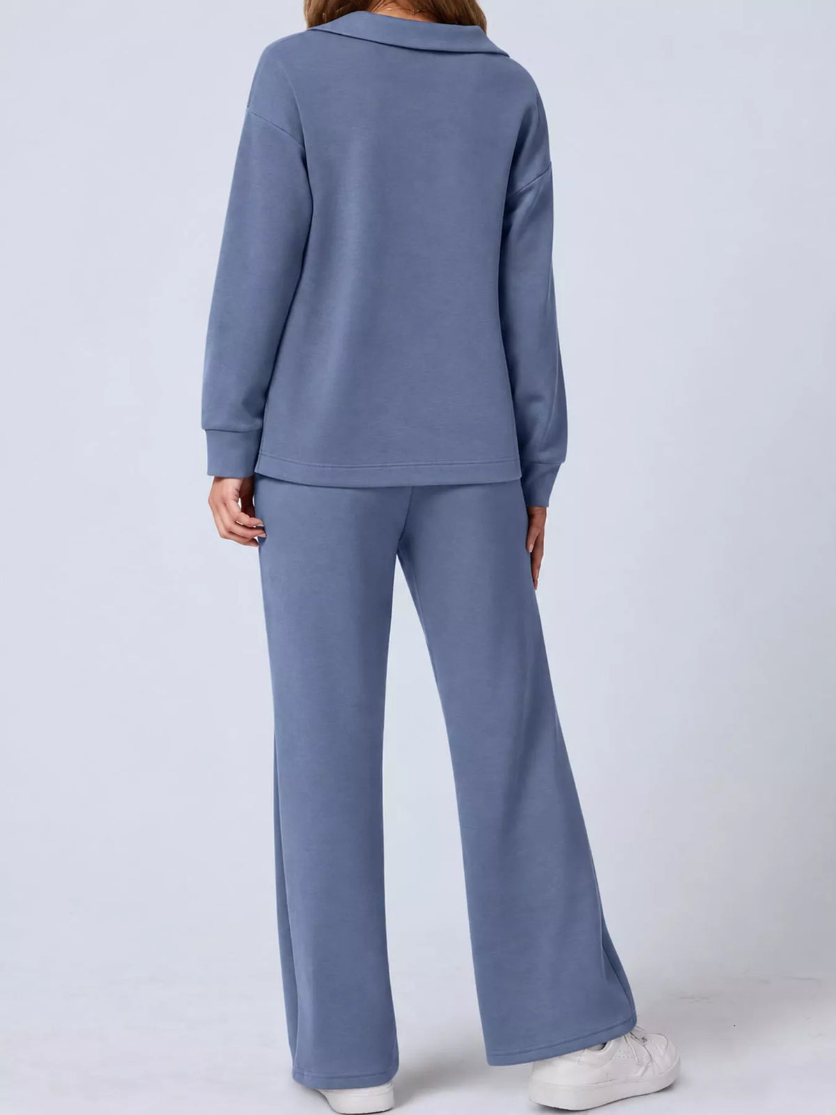 Dropped Shoulder Top and Pants Set