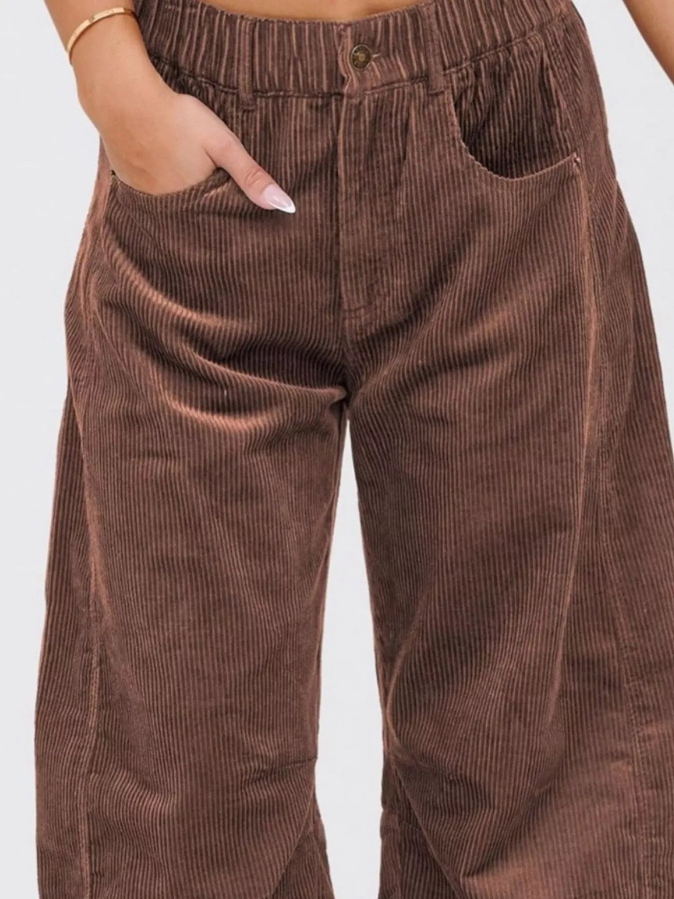 Corduroy Wide Leg Pants