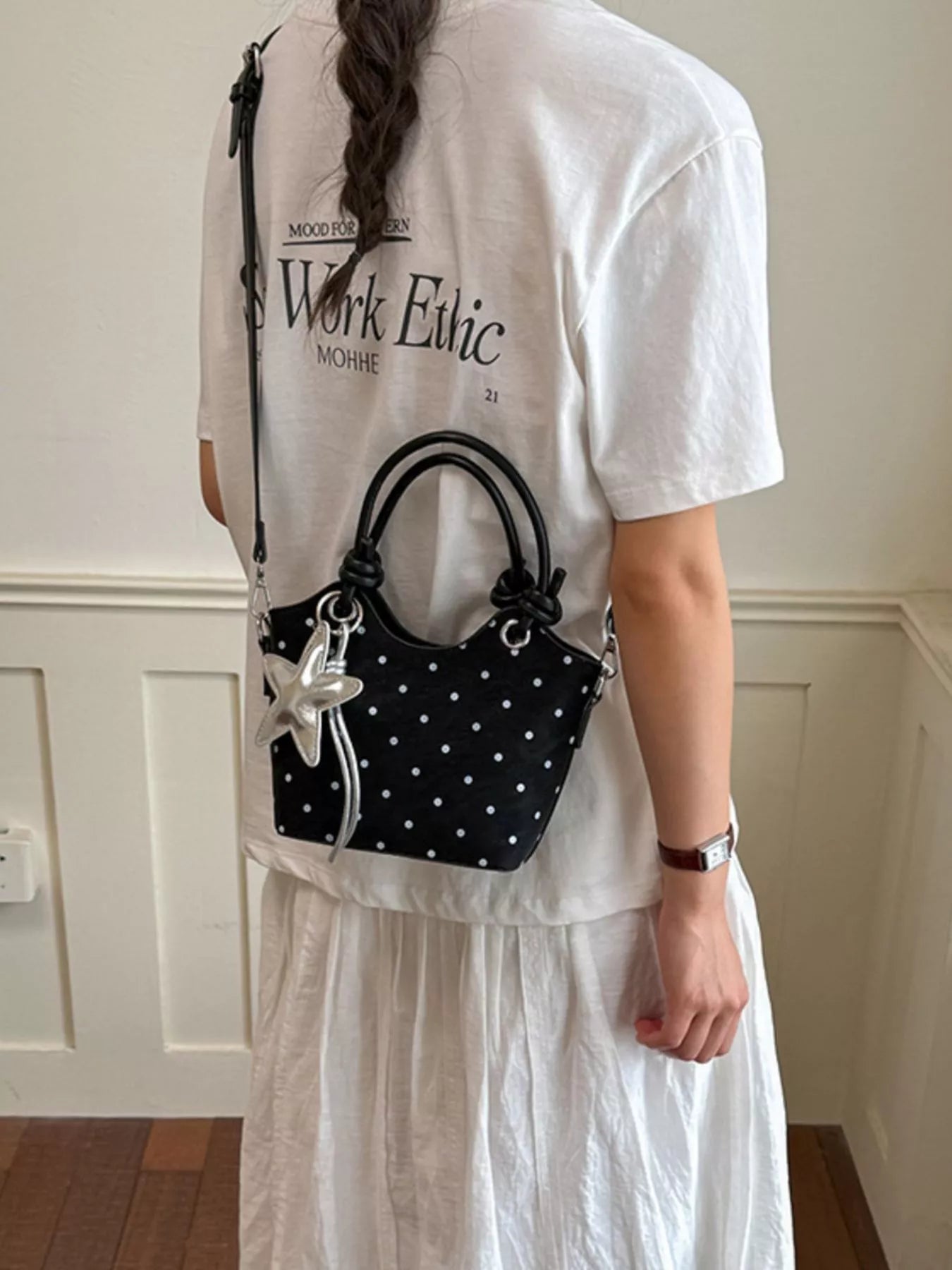 Polka Dot Crossbody Bag