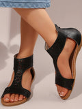 Cutout Open Toe Sandals