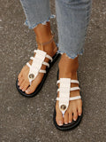 Multi-Strap Toe Post Sandals