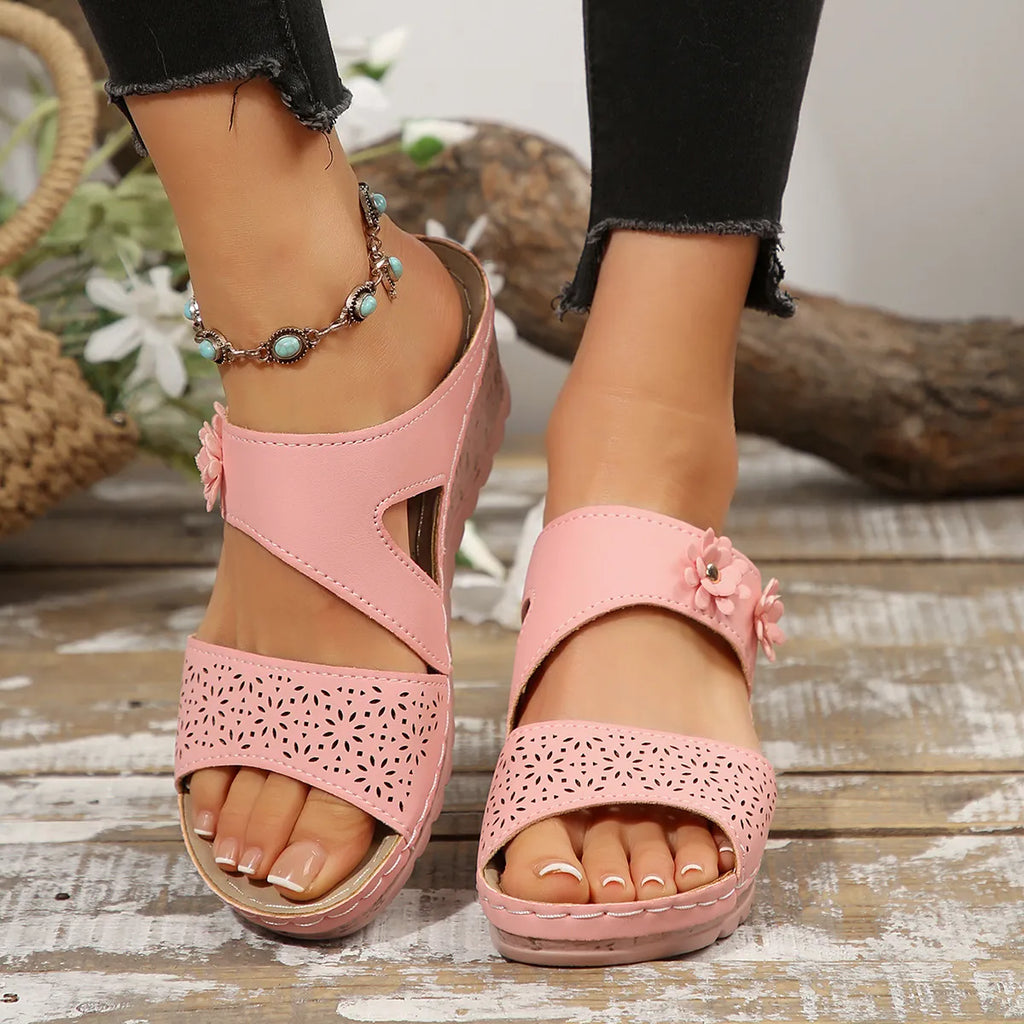 Open Toe Wedge Sandals