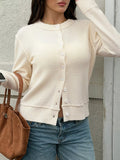 Button-Down Knit Cardigan