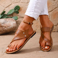 Toe Loop Flats Sandals