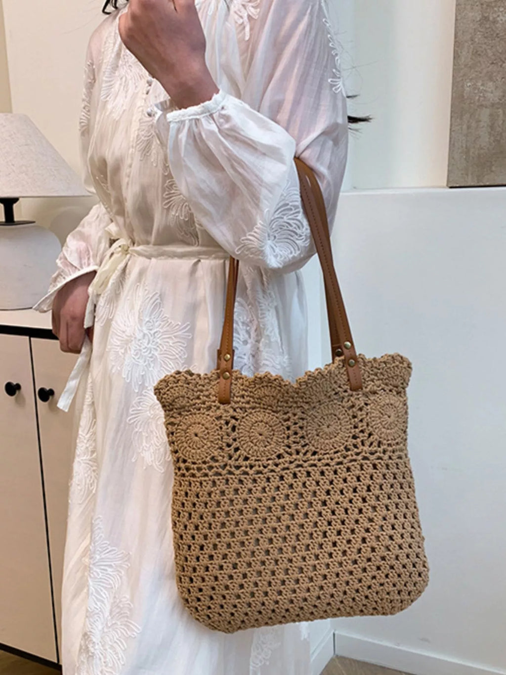 Crochet Knit Shoulder Bag