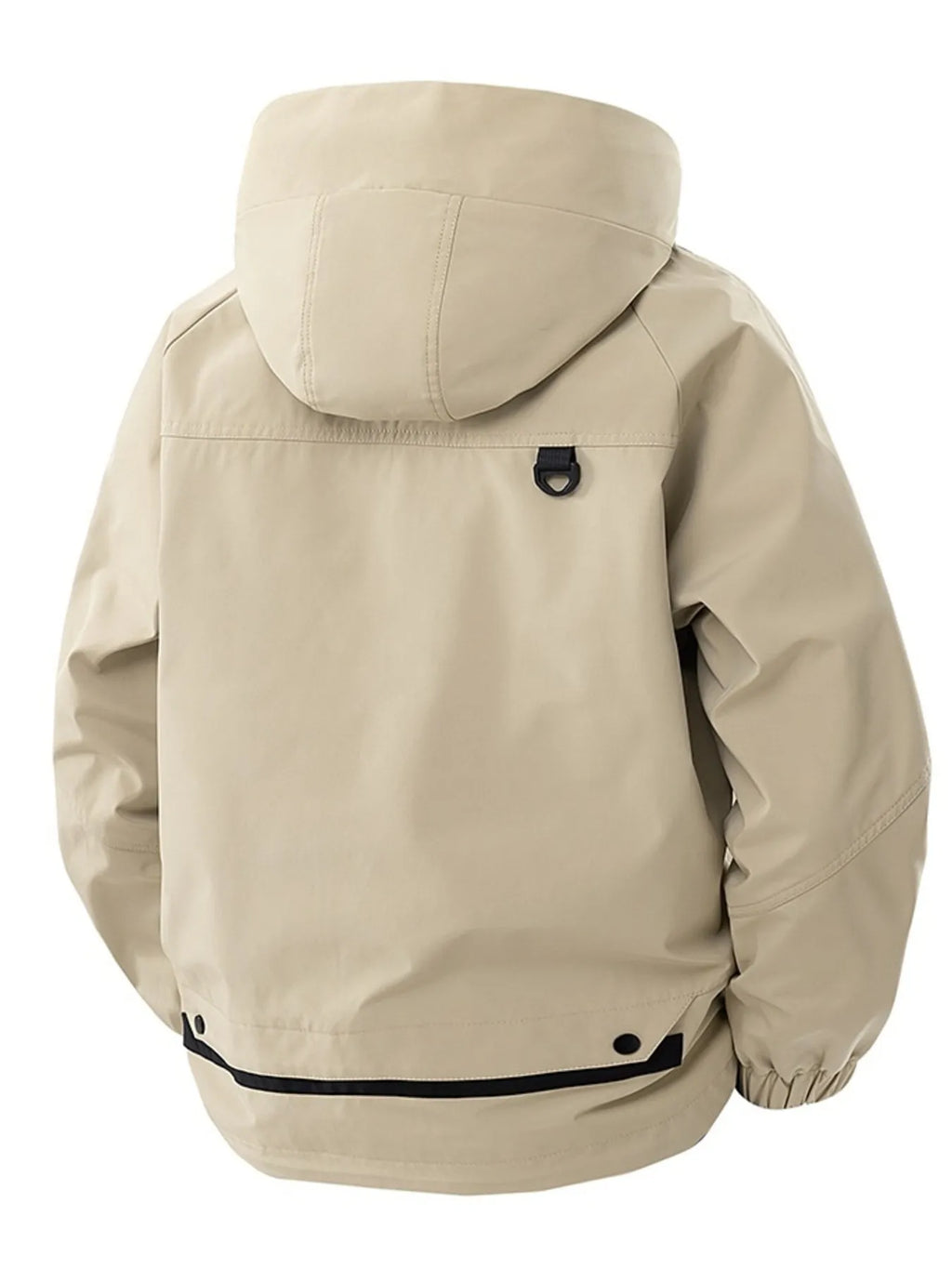Men's Full Size Zip Up Long Sleeve Hooded Jacket Plus Size