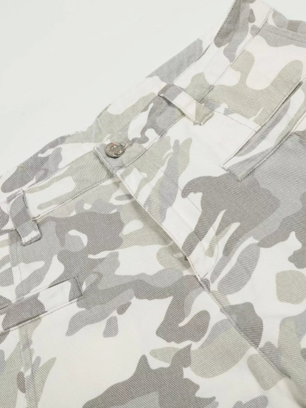 Men's Camouflage Wide-Leg Cargo Pants