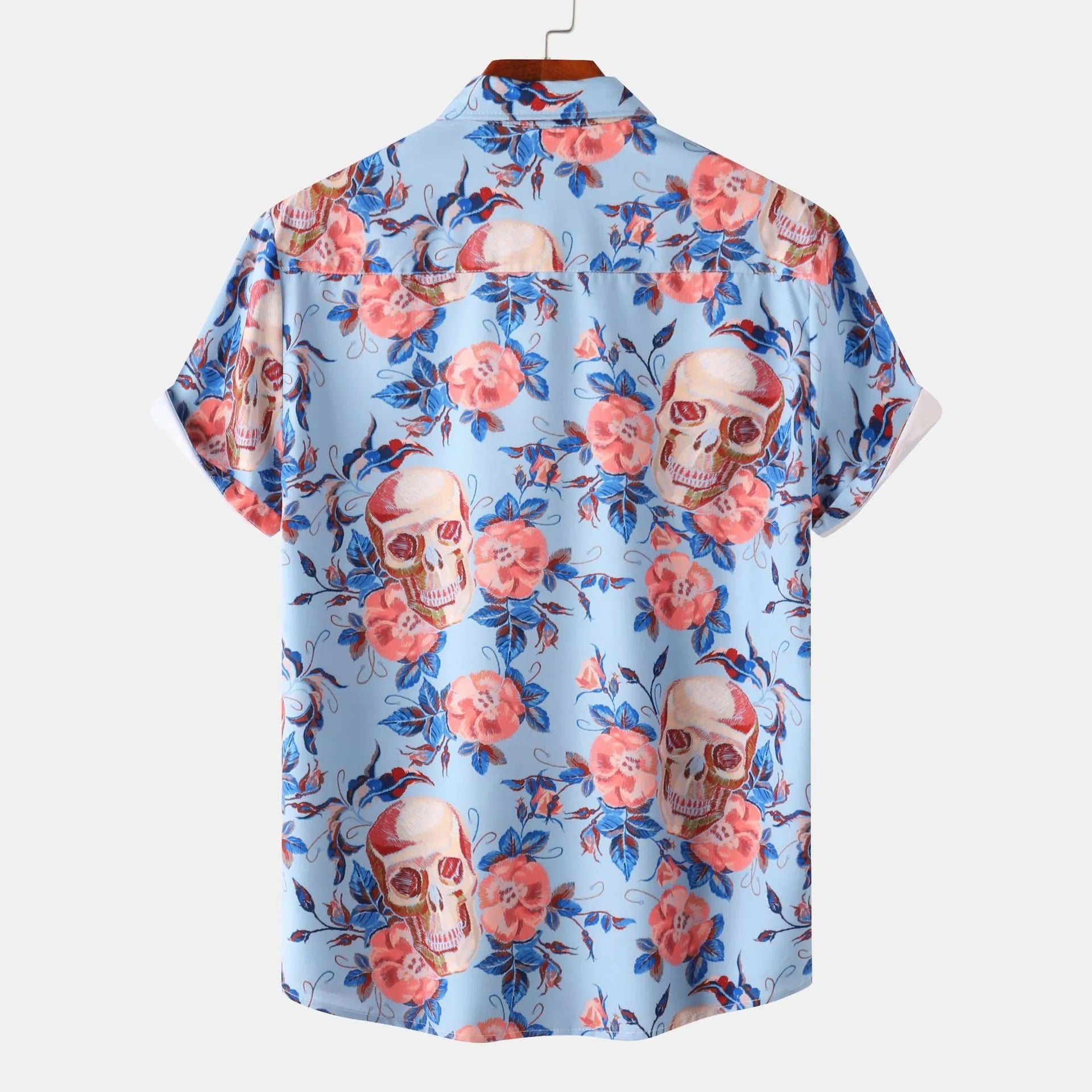 Printed Short Sleeve Casual Shirt