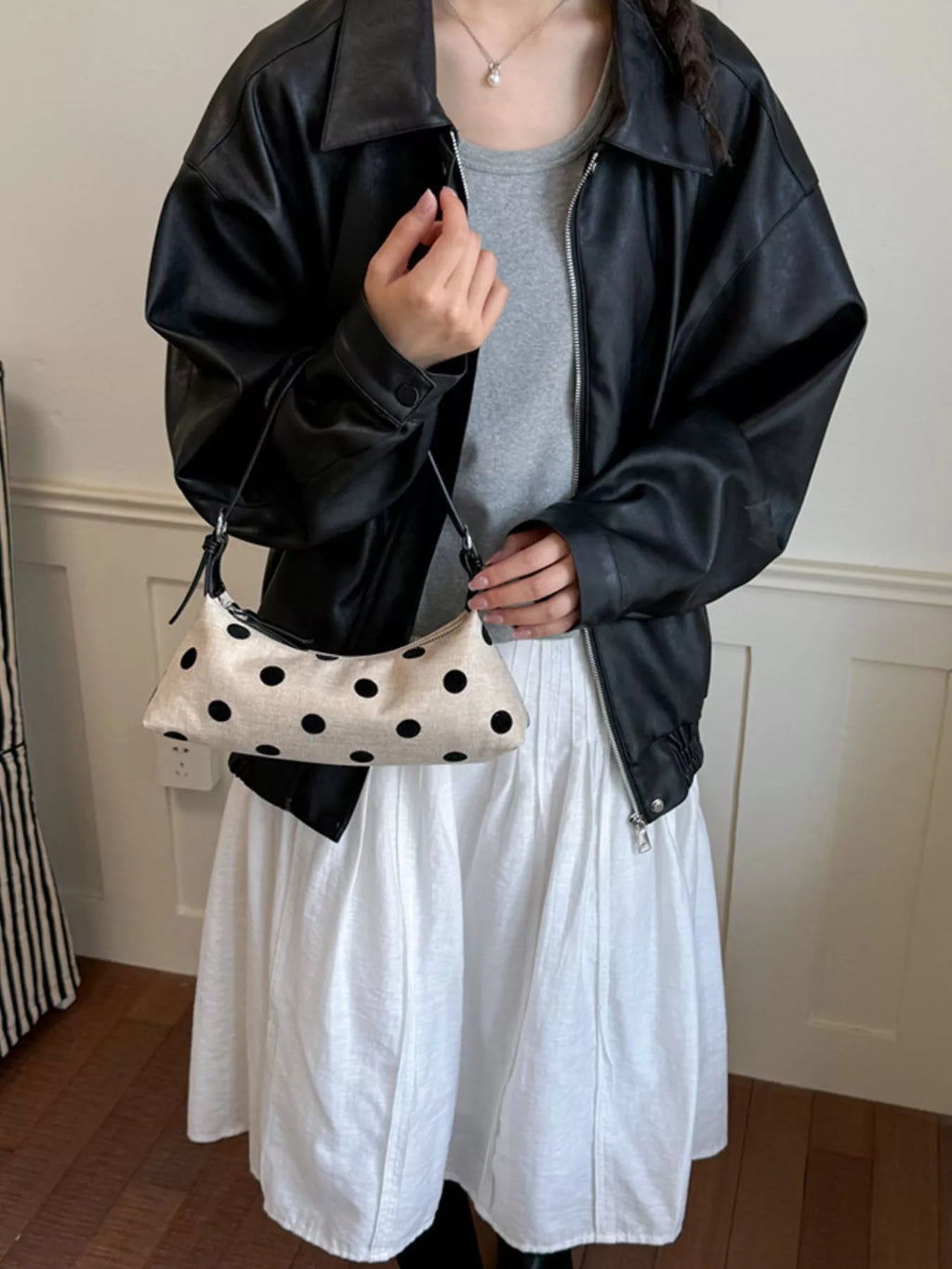 Polka Dot Crossbody Bag