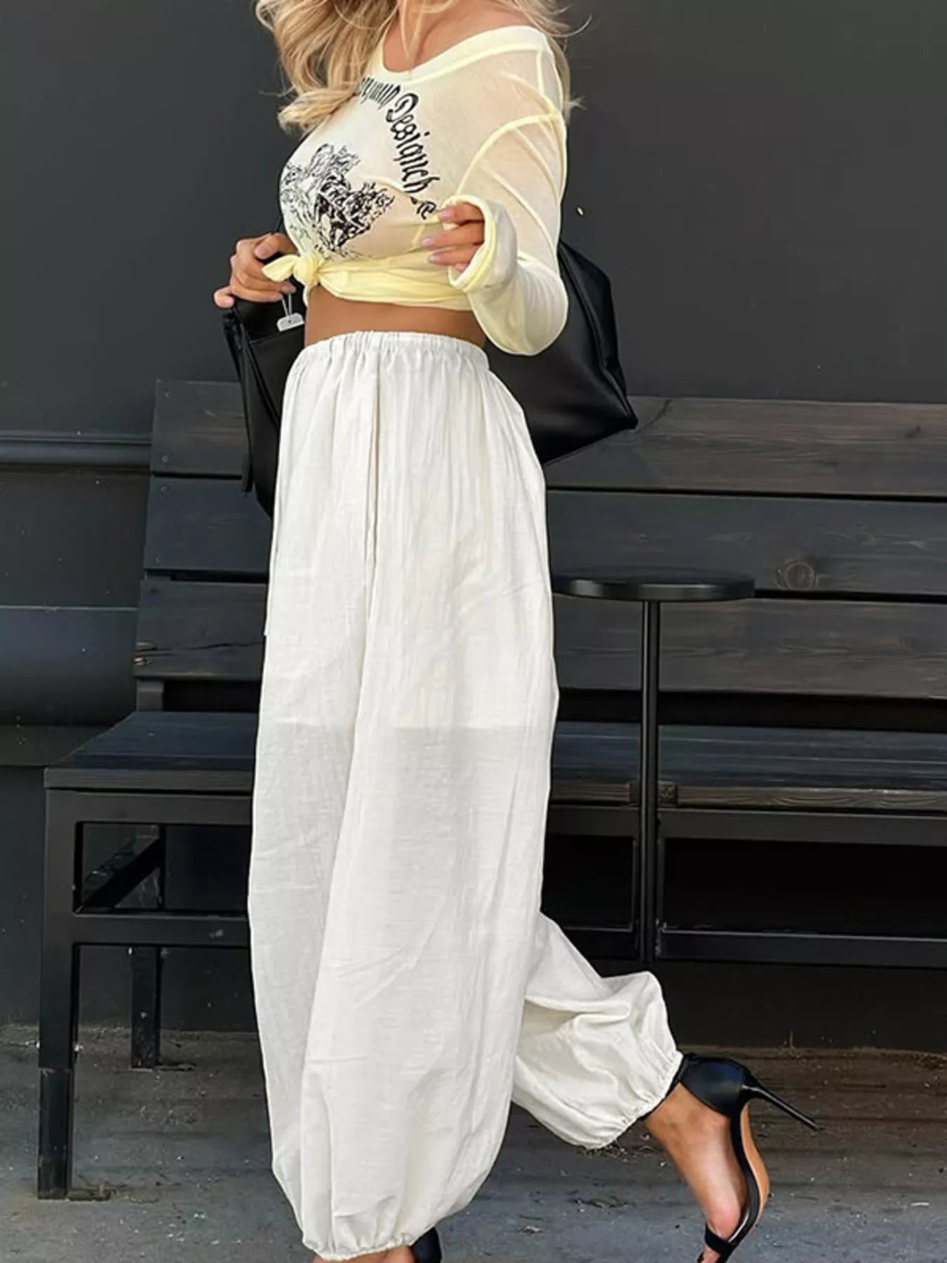 Elastic Waist Pants