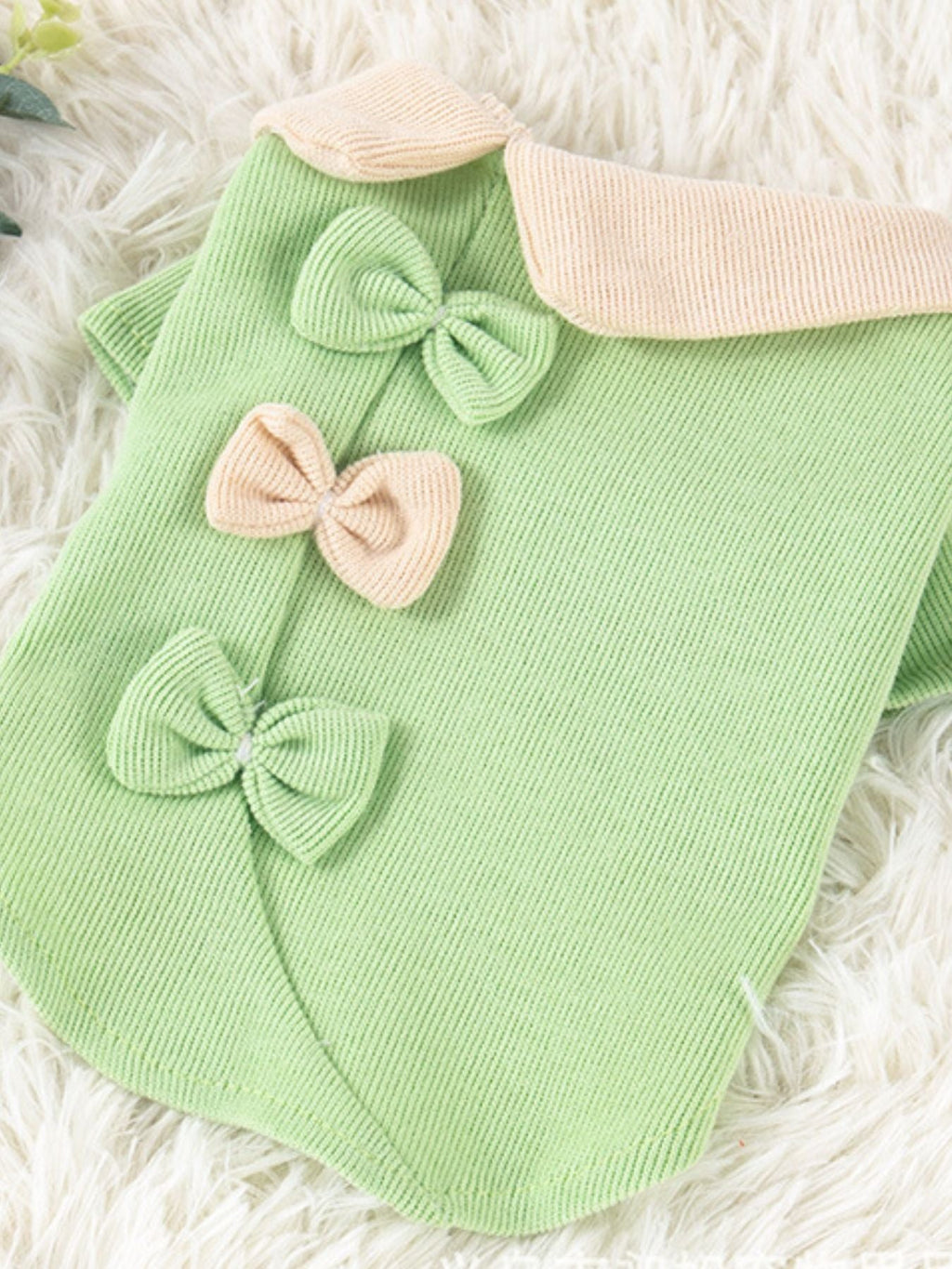 Bow Decor Pet Top