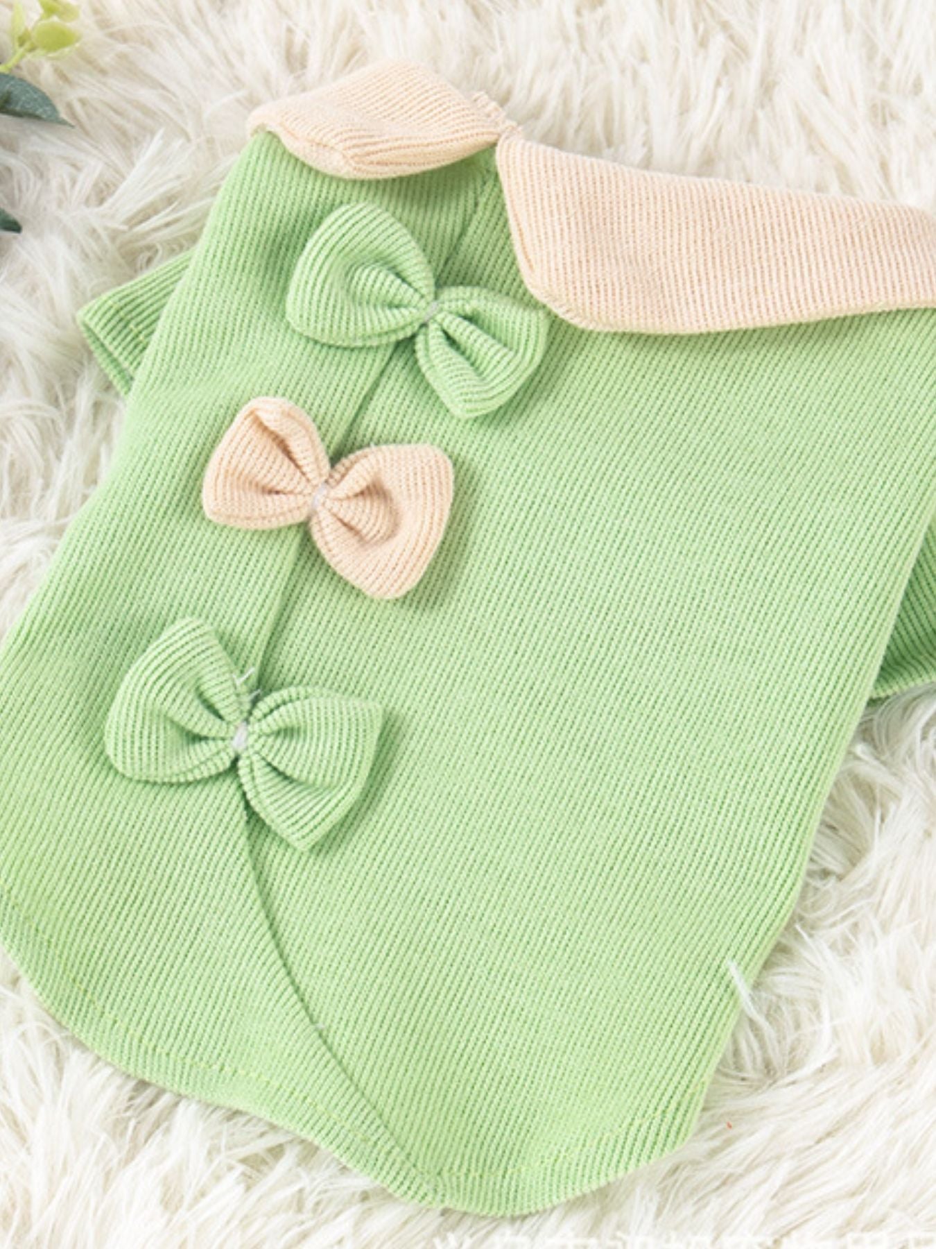 Bow Decor Pet Top
