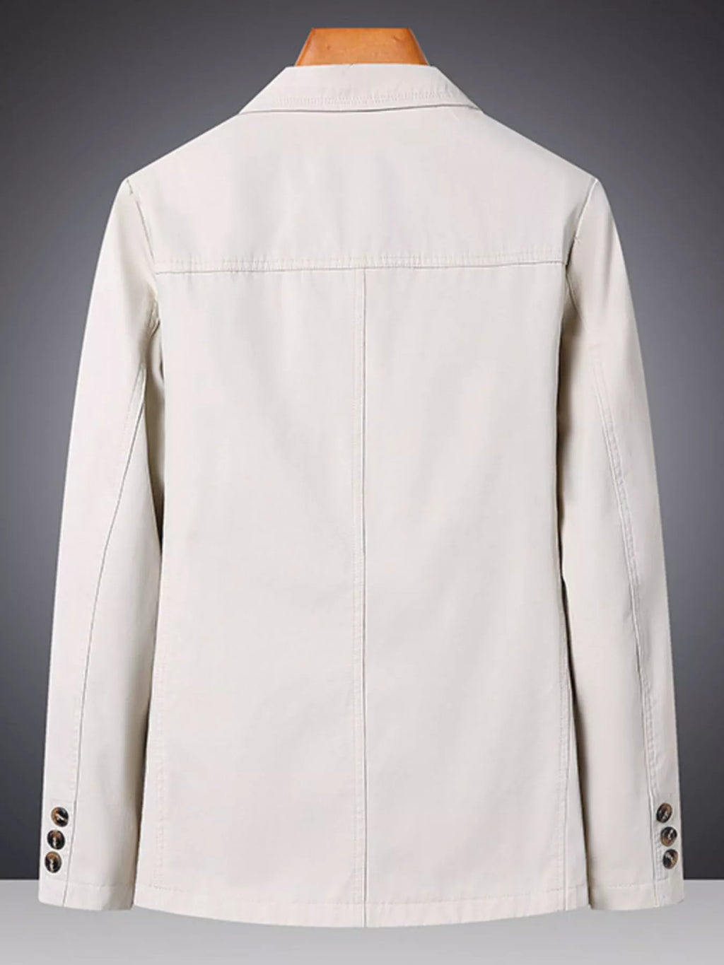 Men's Plus Size Lapel Collar Long Sleeve Blazer