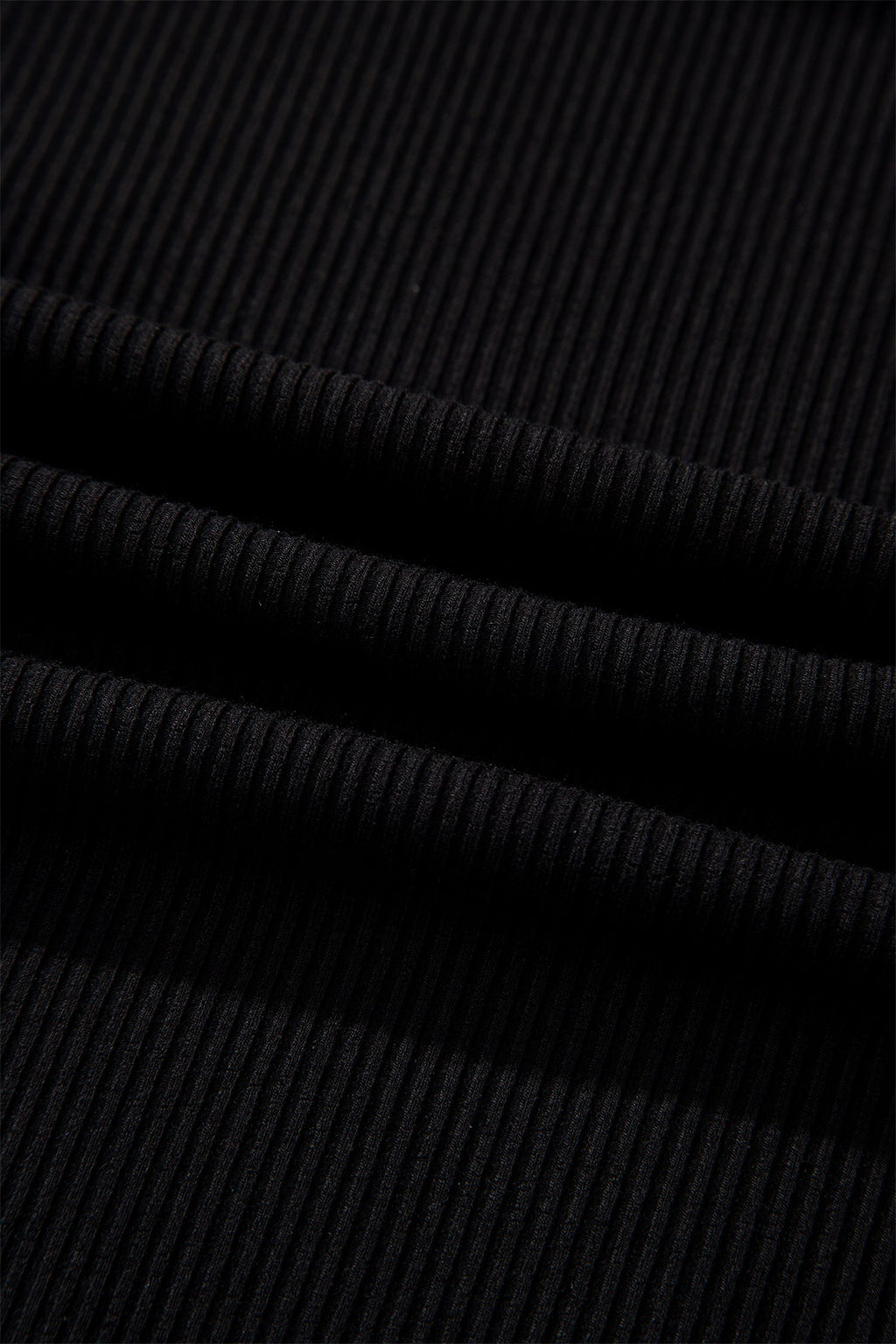 Solid Ribbed Round Neck Long Sleeve Bodysuit