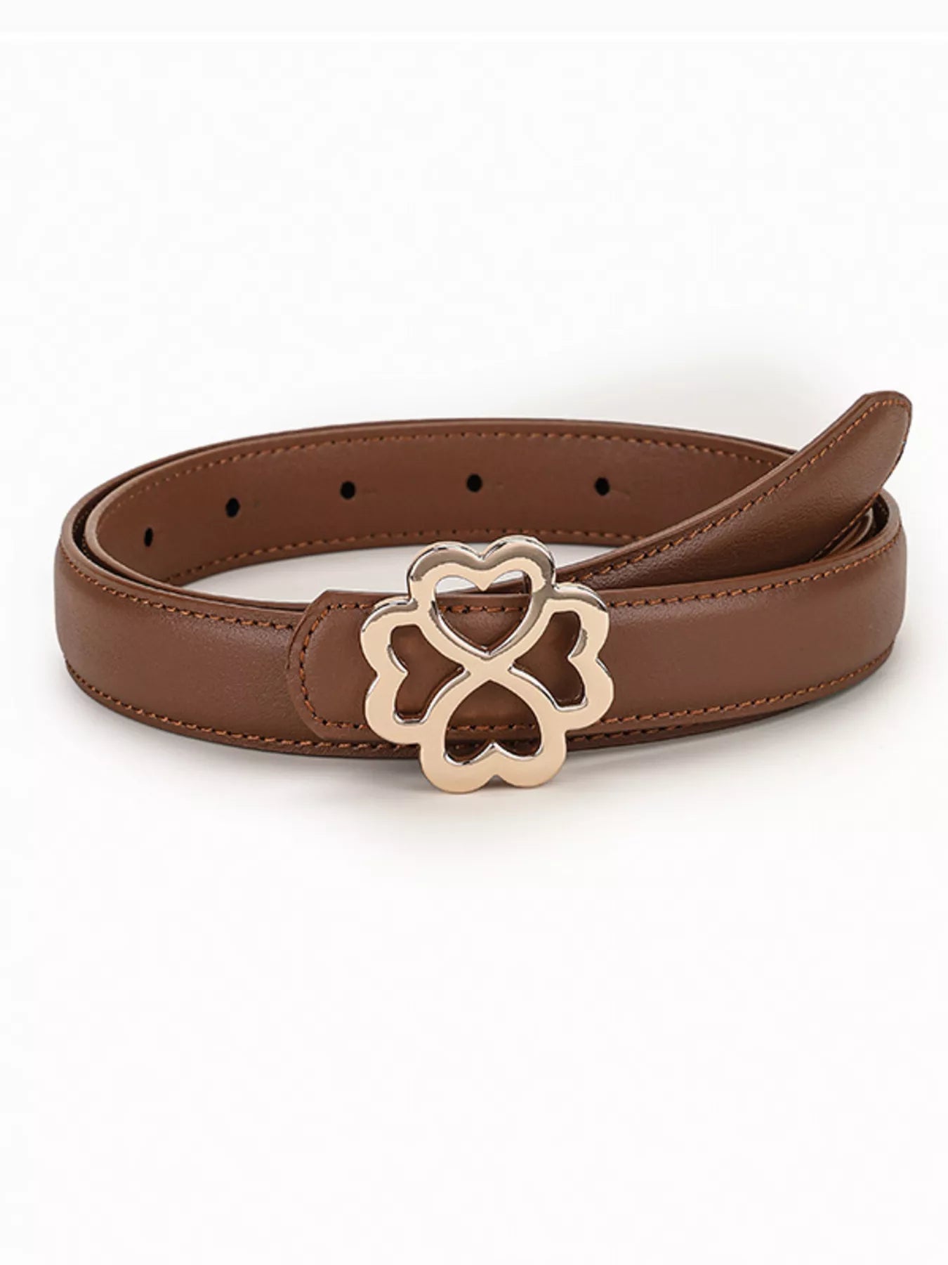 Clover Buckle Adjustable Belt