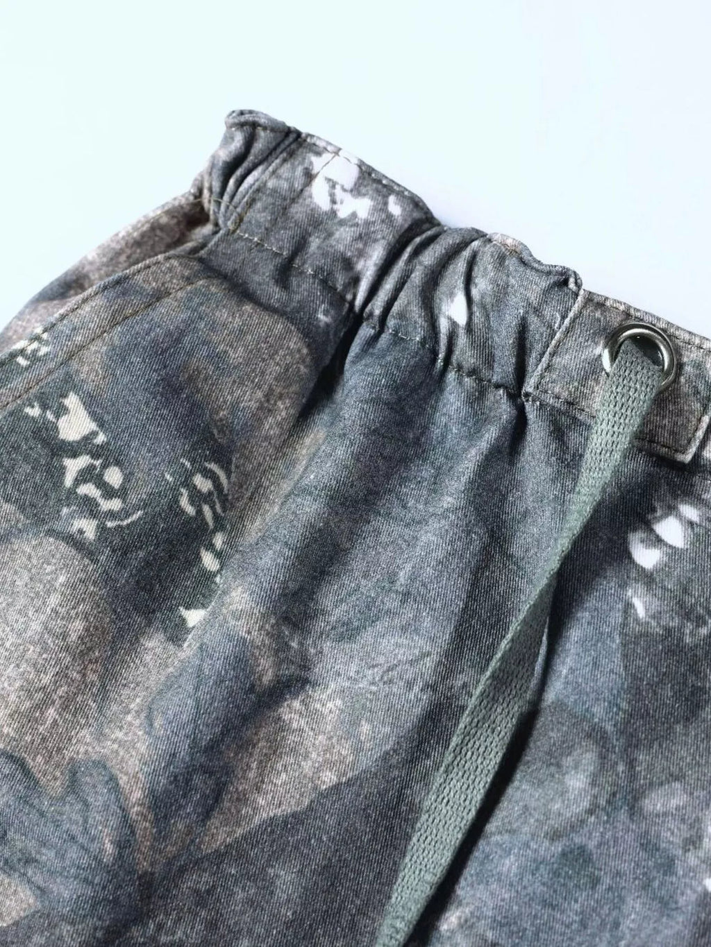 Men's Drawstring Camouflage Cargo Pants