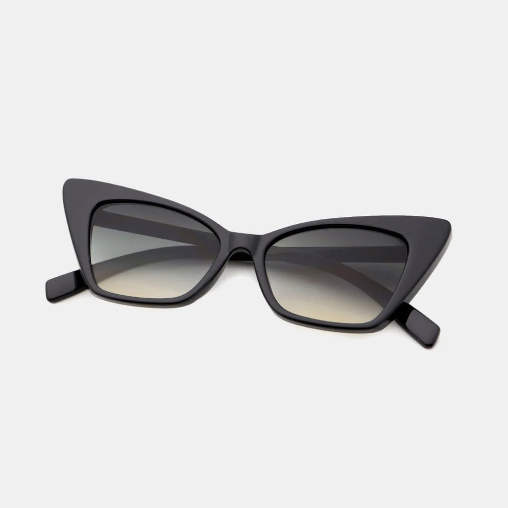Acetate Frame Cat Eye Sunglasses with Gradient Lens