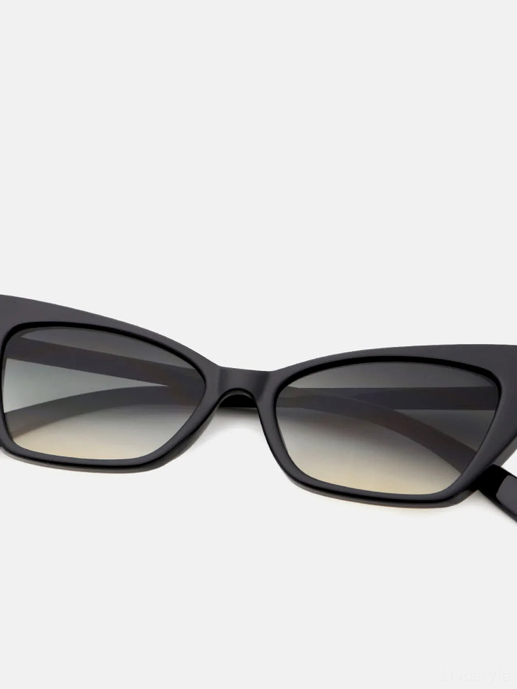 Acetate Frame Cat Eye Sunglasses with Gradient Lens