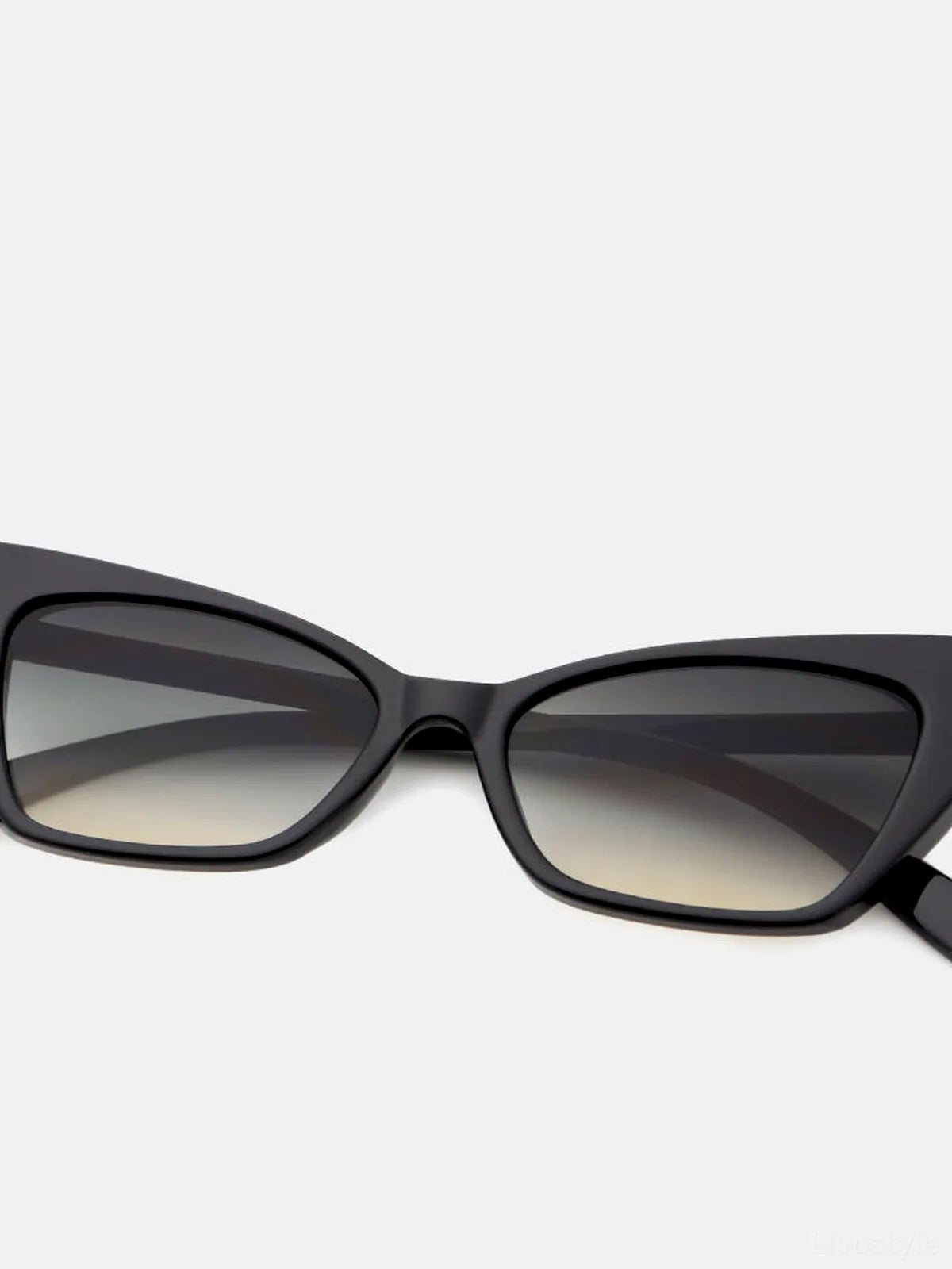 Acetate Frame Cat Eye Sunglasses with Gradient Lens