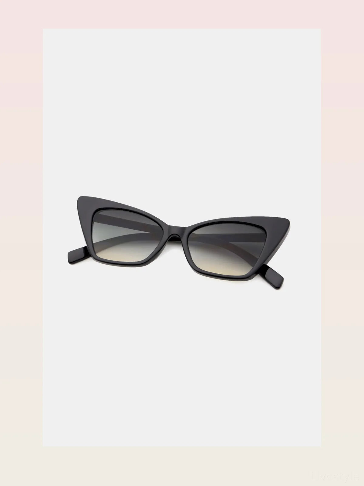 Acetate Frame Cat Eye Sunglasses with Gradient Lens