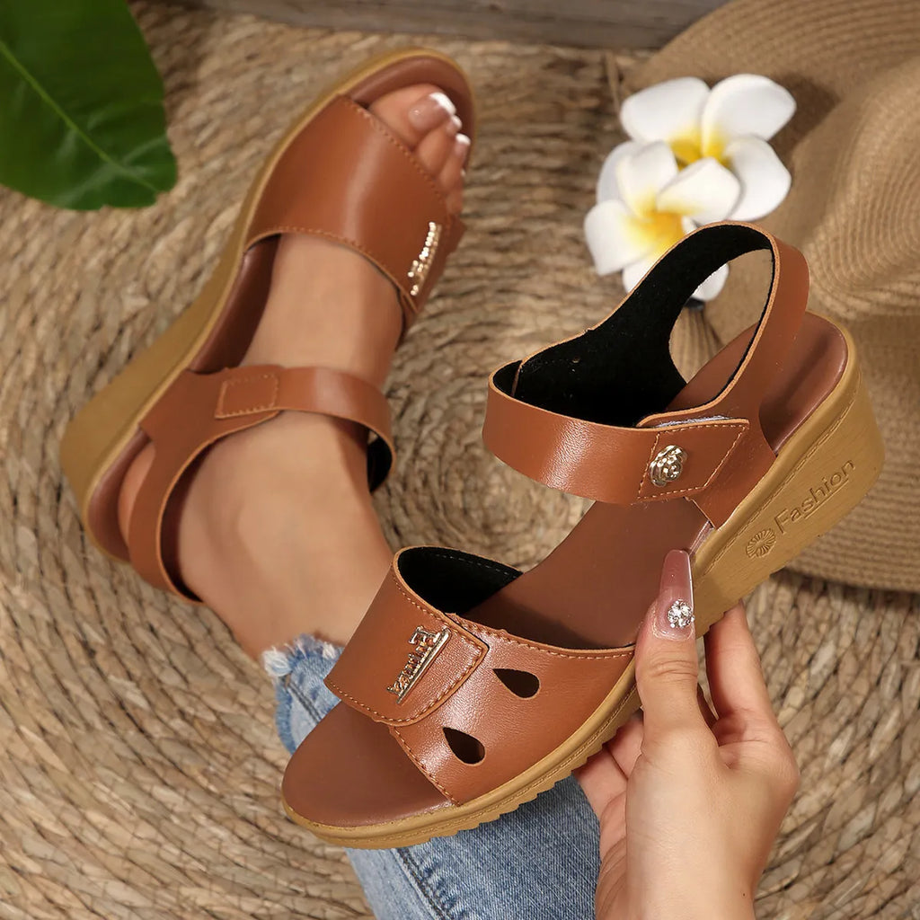 Open Toe Wedge Sandals
