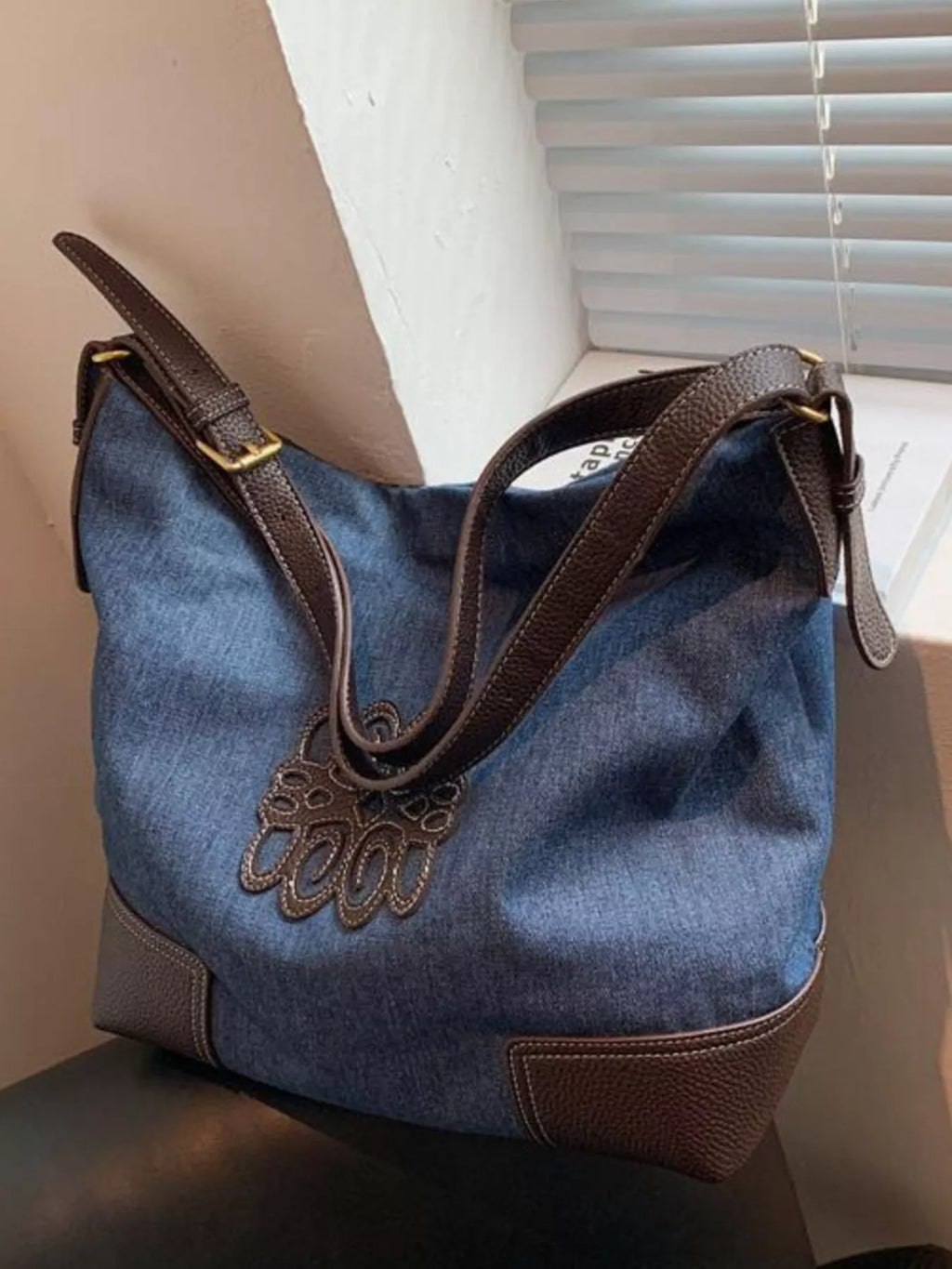 Embroidered Canvas Tote Bag