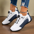 Round Toe Lace Up Sneakers