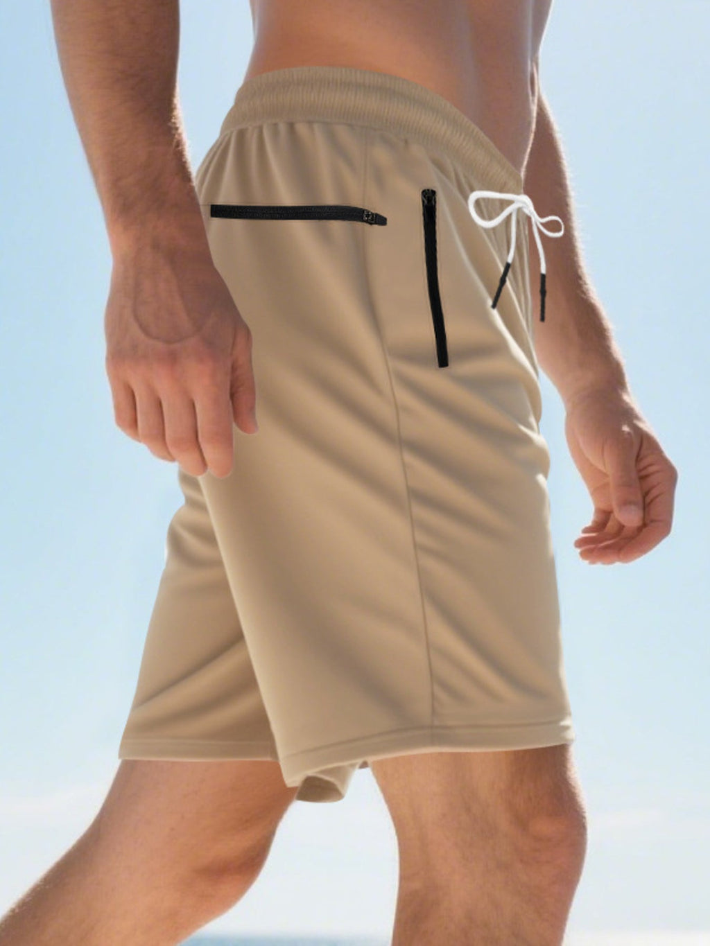 Men's Full Size Drawstring Casual Shorts Plus Size