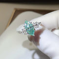 5 Carat 925 Sterling Silver Moissanite Ring