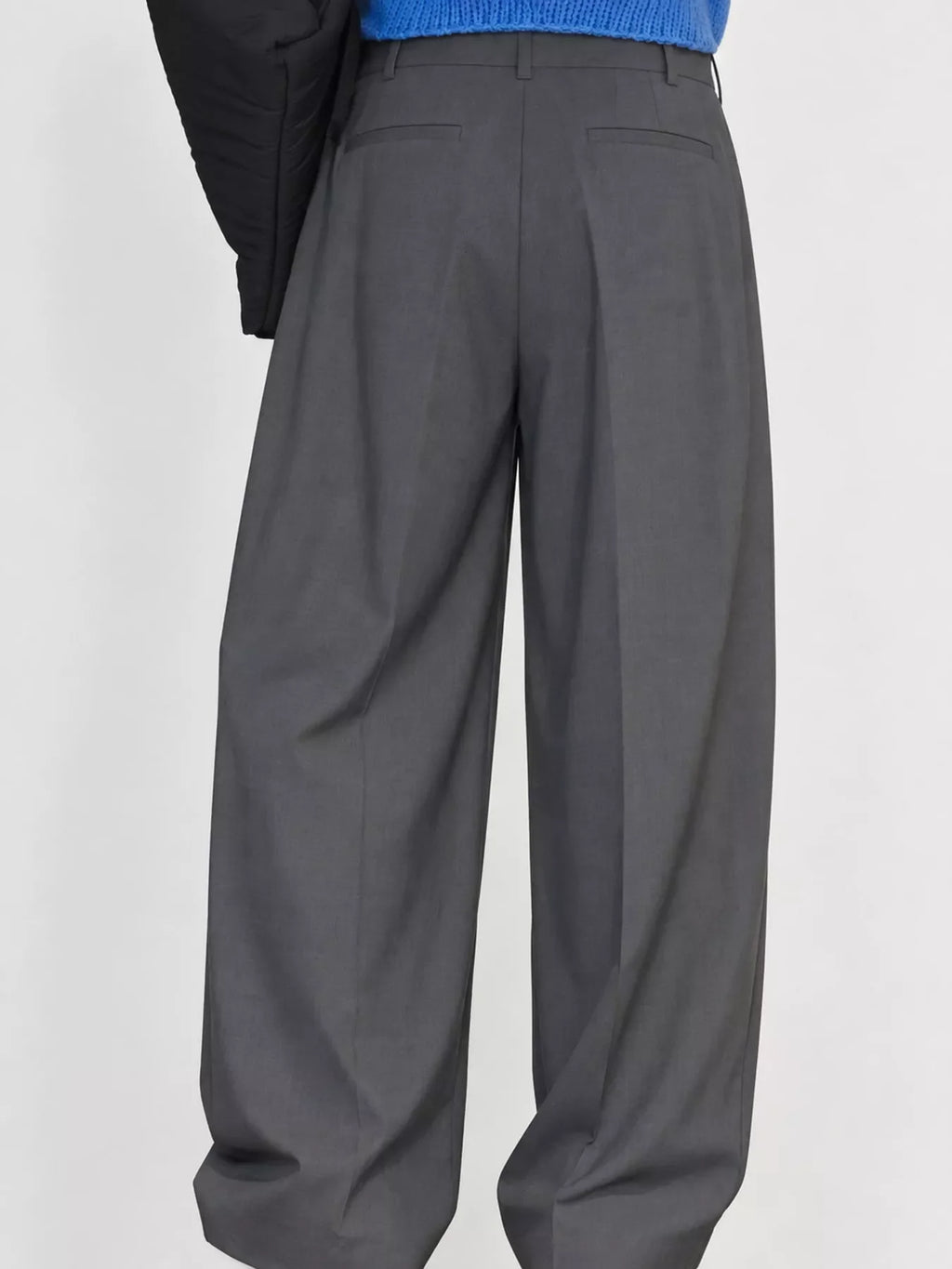 High-Waisted Pleated Wide-Leg Pants