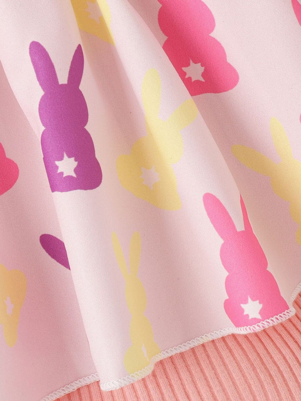 Children's Easter Bunny Short Sleeve Top and Pants Set