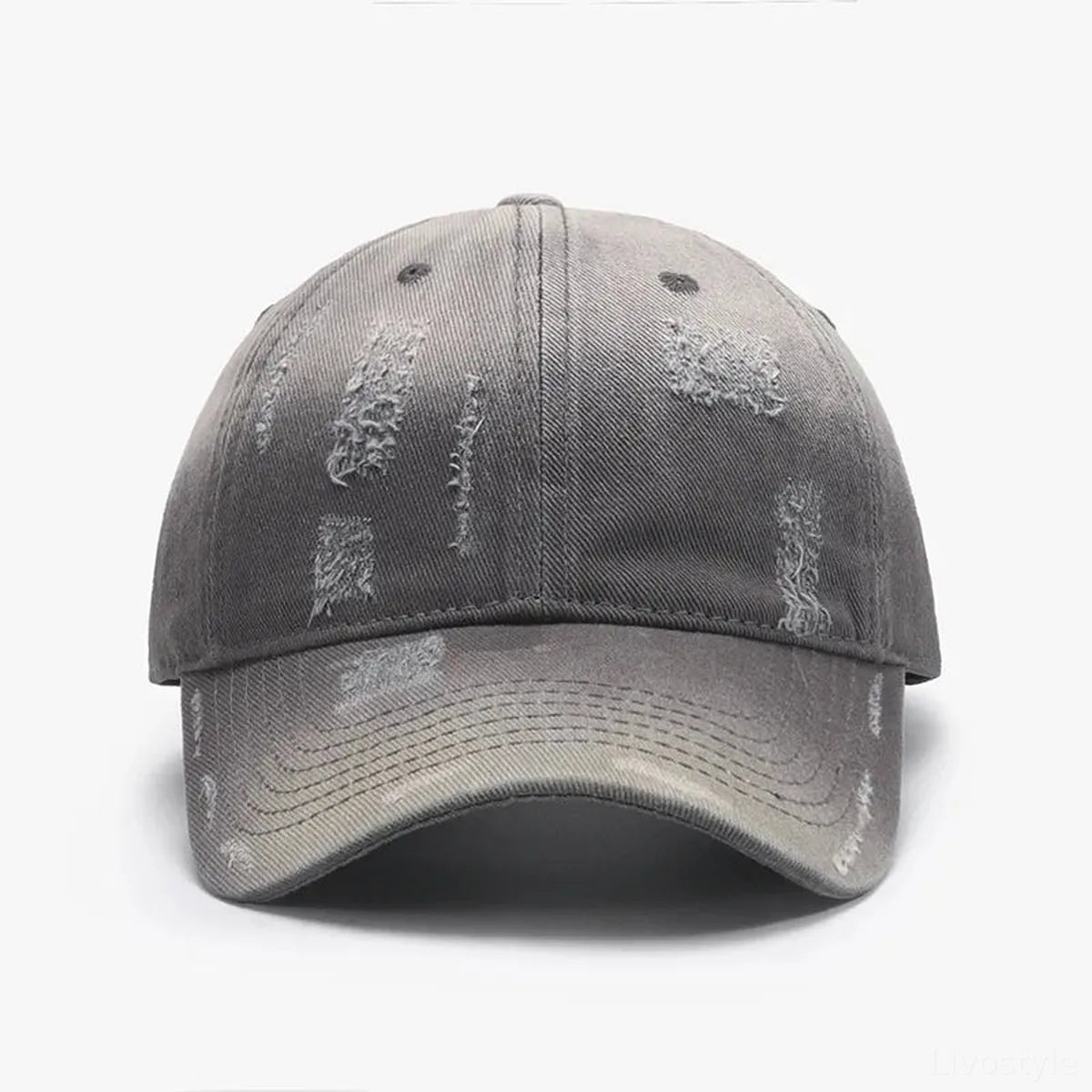 Adjustable Distressed Washed Cotton Baseball Hat