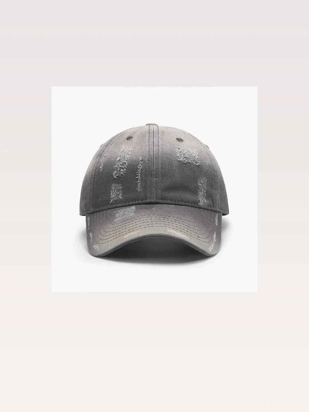 Adjustable Distressed Washed Cotton Baseball Hat
