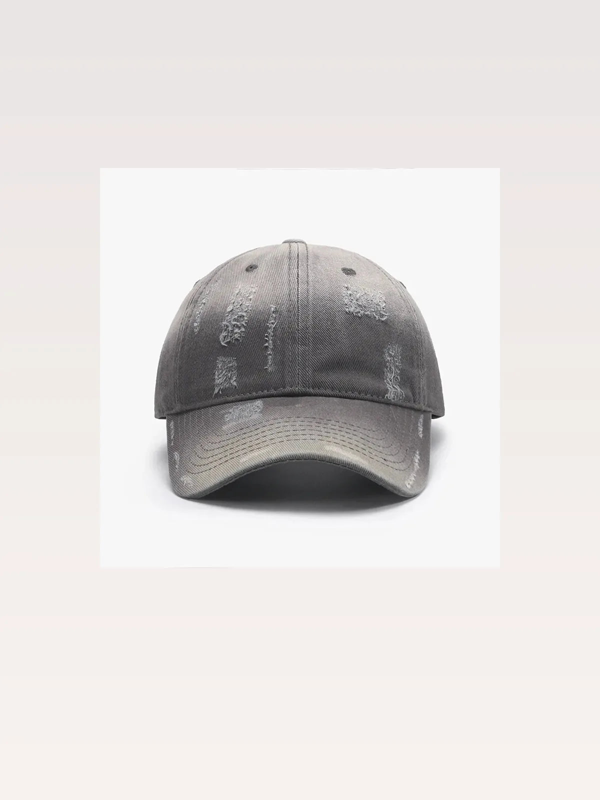 Adjustable Distressed Washed Cotton Baseball Hat