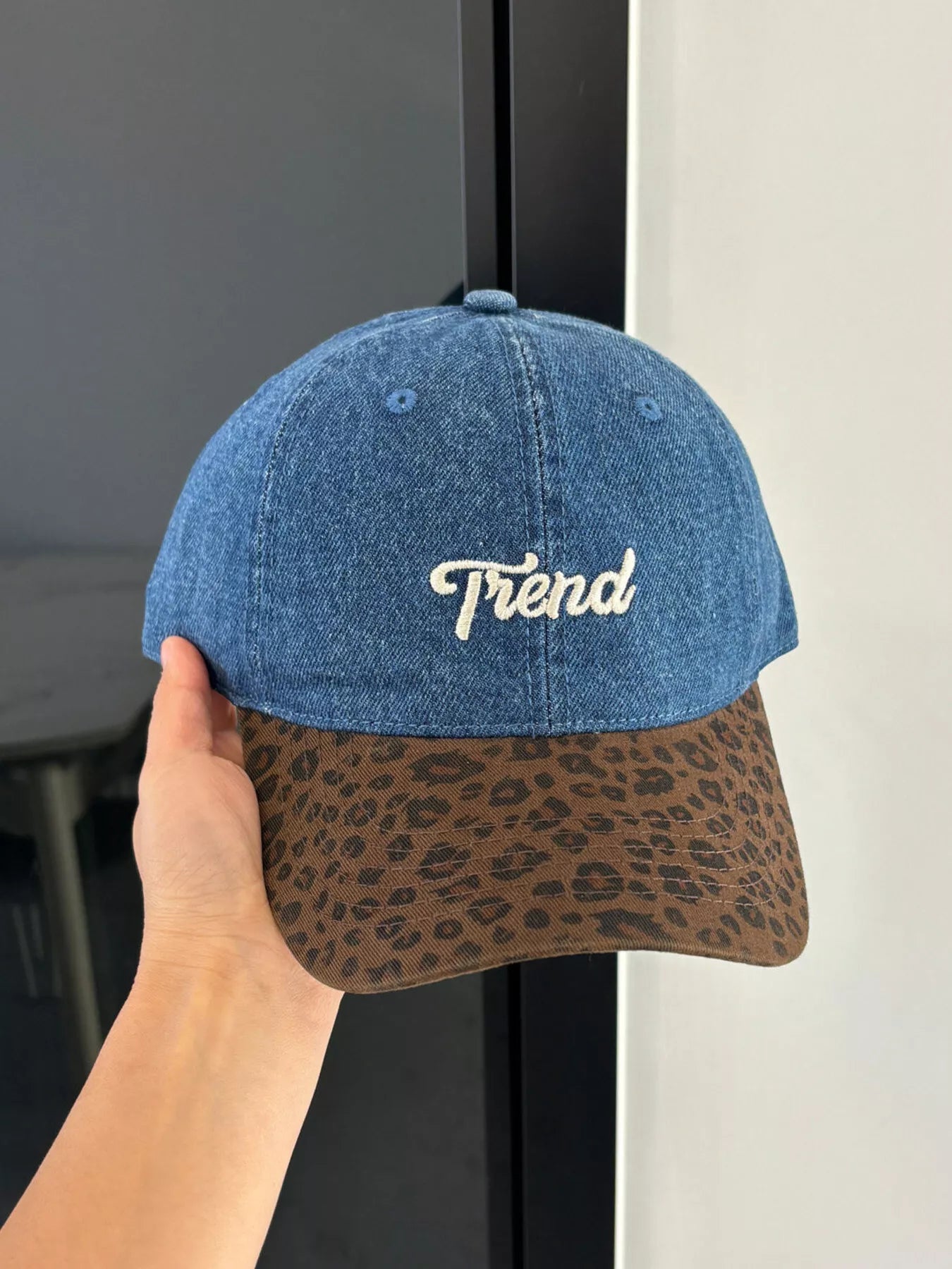 Leopard Embroidered Baseball Cap