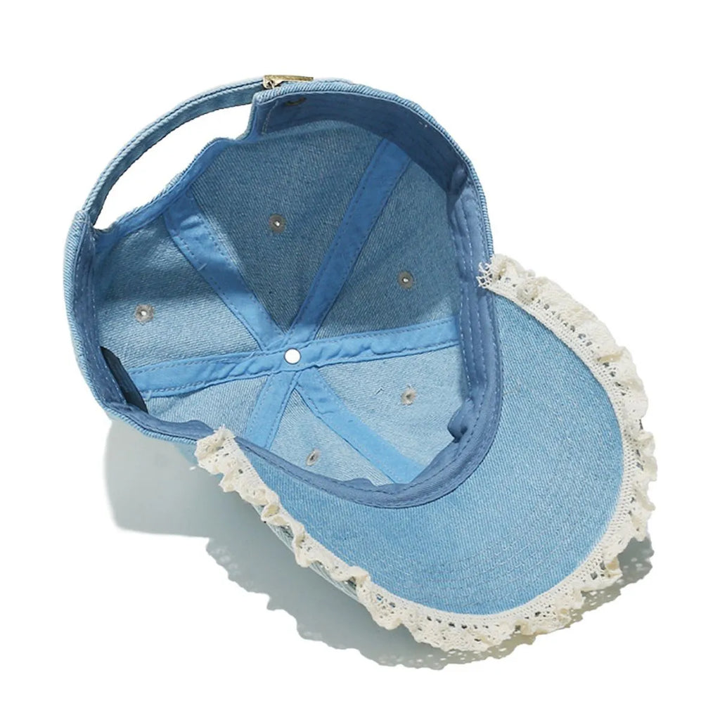 Dog Bow Adjustable Baseball Cap