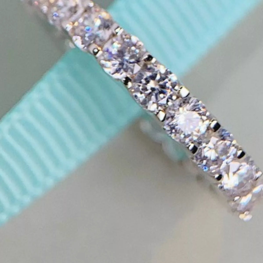 925 Sterling Silver Zircon Ring