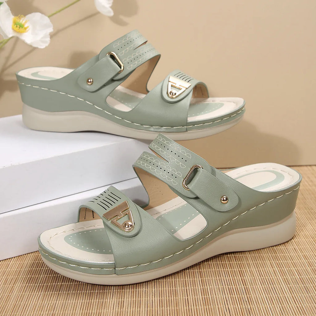 Open Toe Wedge Sandals