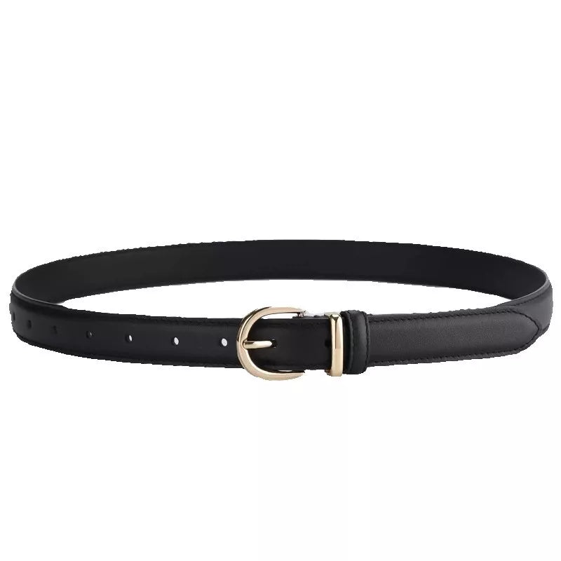Elegant Leather Buckle Belt