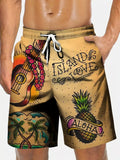 Men's Full Size Drawstring Pocketed Shorts Plus Size