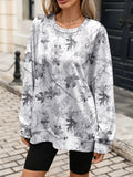 Printed Round Neck Sweatshirt