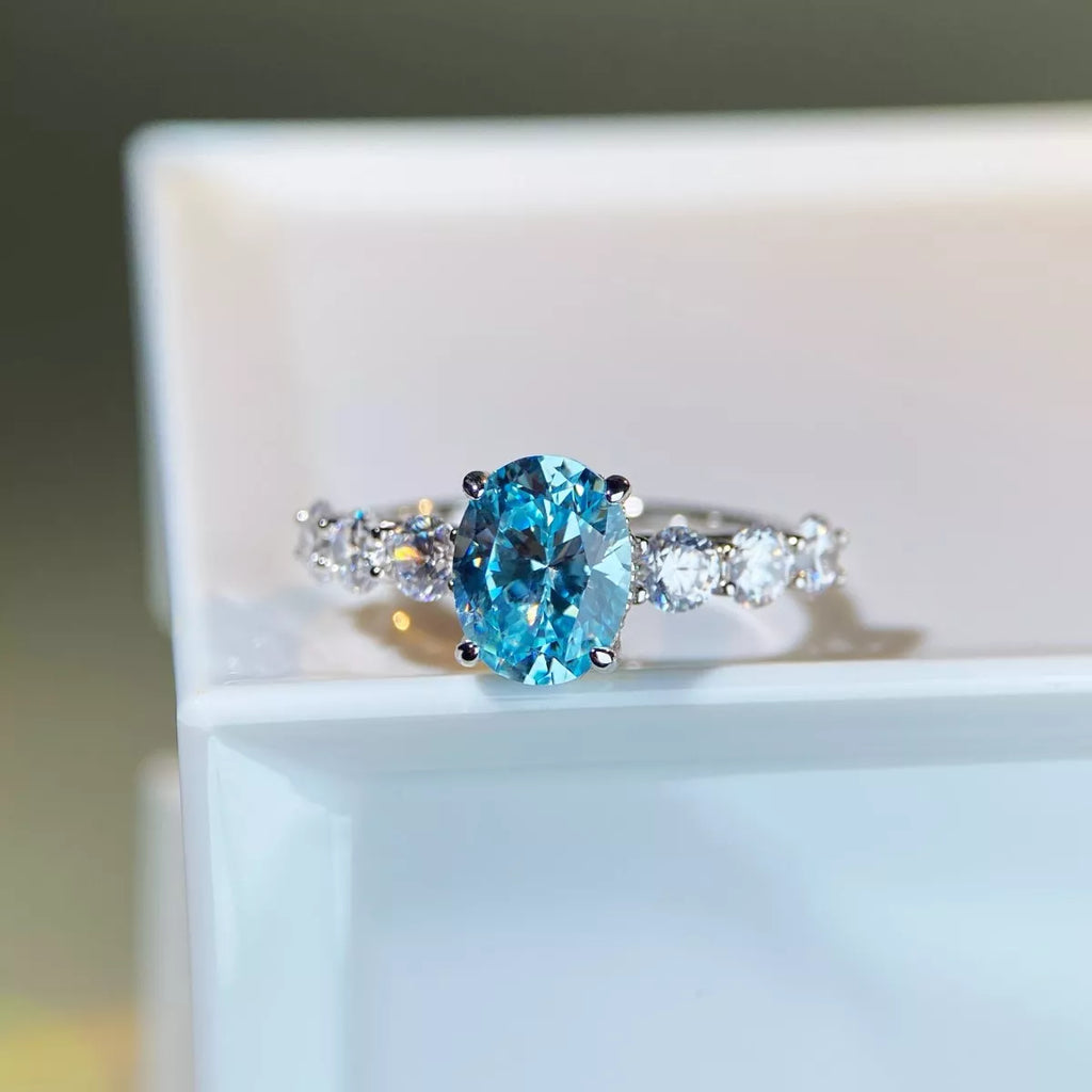 925 Sterling Silver Oval Ring