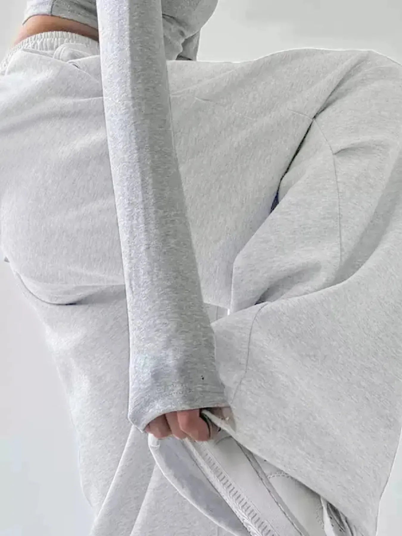 Oversized Wide Leg Drawstring Pants