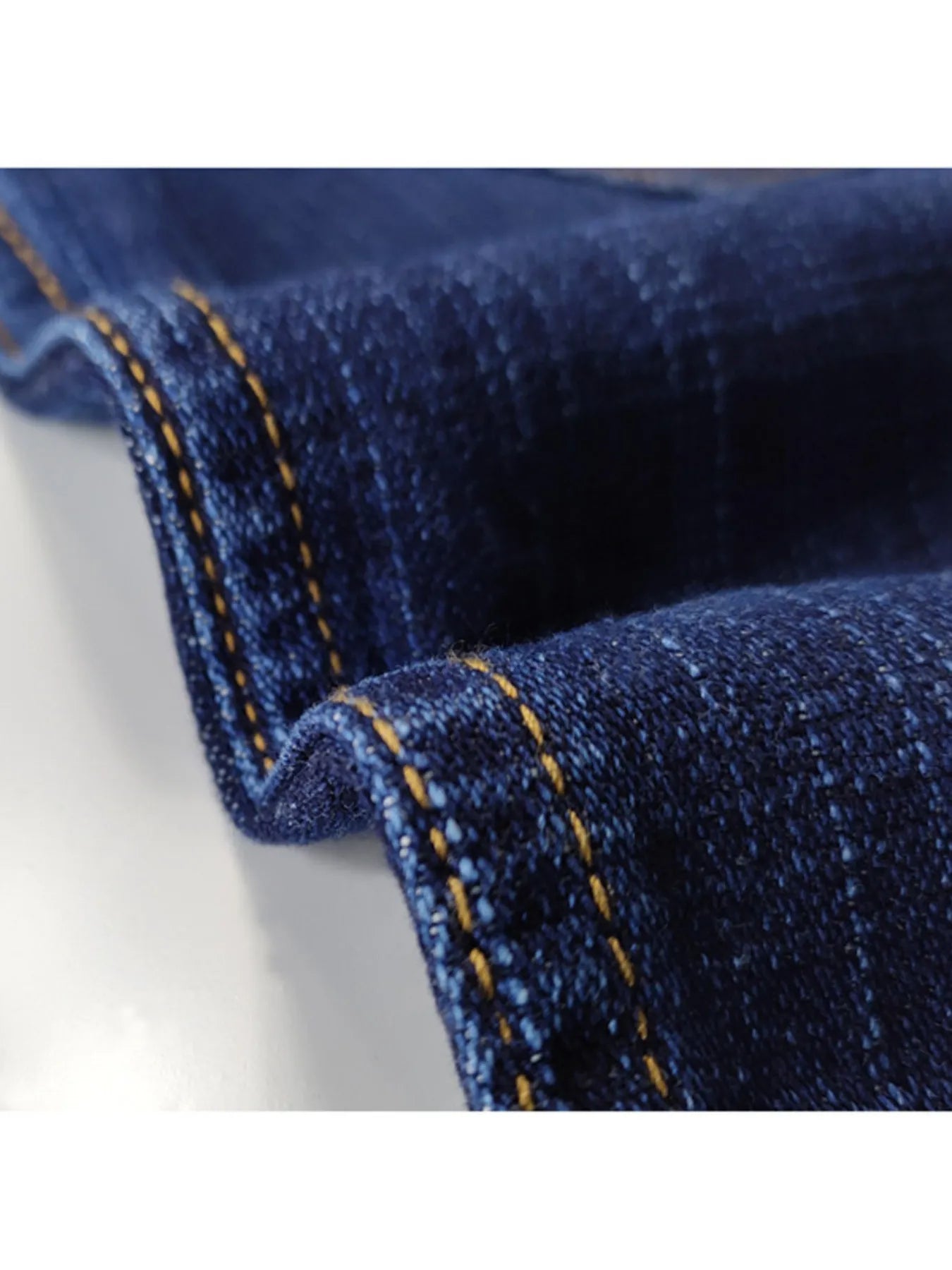 Men's Plus Size Button Up Long Sleeve Denim Shirt