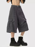 Men's Loose Fit Cargo Cropped Pants